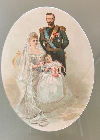 null Ecole Russe. XIXème siècle
tsar nicolas II et la tsarine Alexandra Feodorovna...