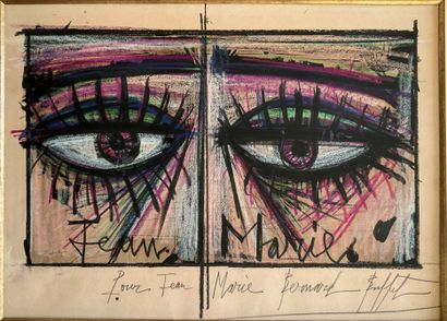 null Bernard BUFFET (1928-1999)
"Jean-Marie".
Pastel,
37 x 52 cm
This pastel was...