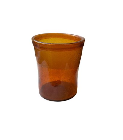 null BIOT
Vase en verre bullé brun
H. 23 D. 20 cm