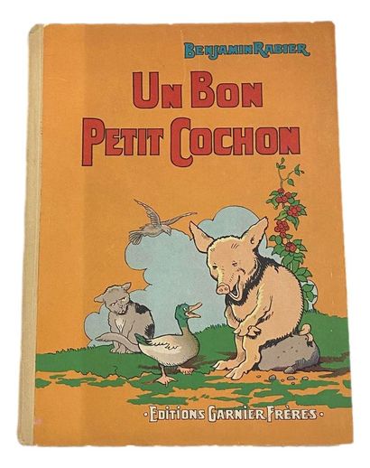 null RABIER Benjamin
Un bon petit cochon
Paris Garnier Frères, 1949 in-4 publisher's...