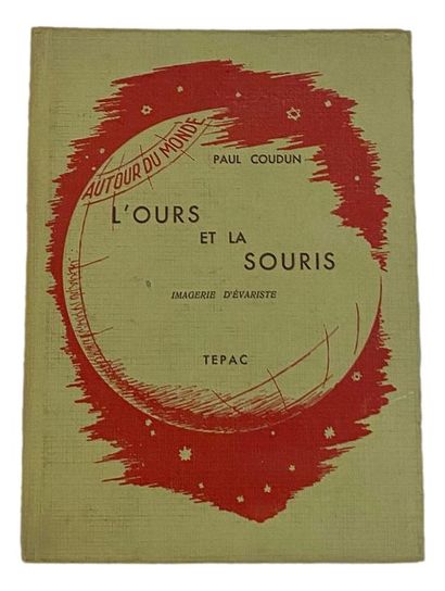 null GOUDIN Paul 
The bear and the mouse? Imagerie d'Evariste. Tepac 1946 in-8 bradel...