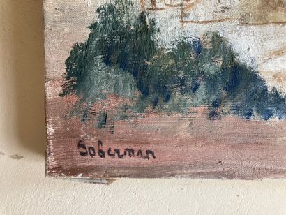 null BOBERMAN (XXème siècle)
Saint Remy de Provence
Huile sur toile. Signé en bas...