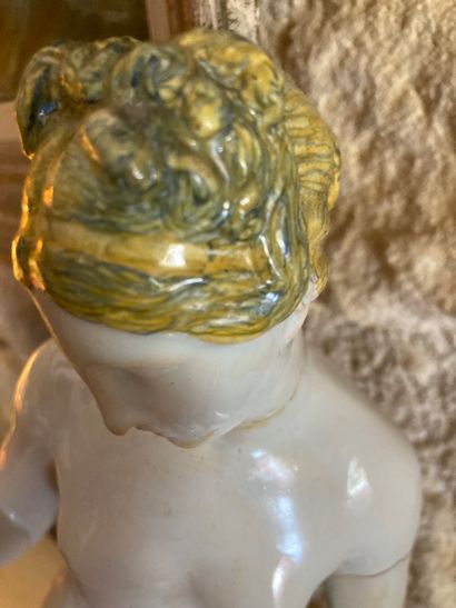 null Italian school 20th century
Diana
Polychrome glazed ceramic sculpture 
(Accidents)
H....