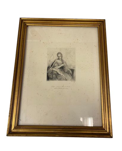 null After Alexandre-François Caminade (1783-1862) 
Posthumous portrait of Françoise-Marie...