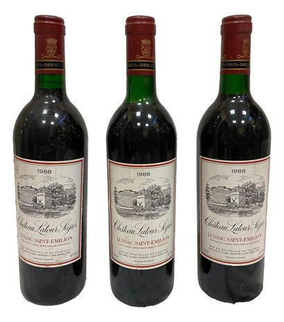 null Saint Emilion Château Latour Segur 1988 3 bottles