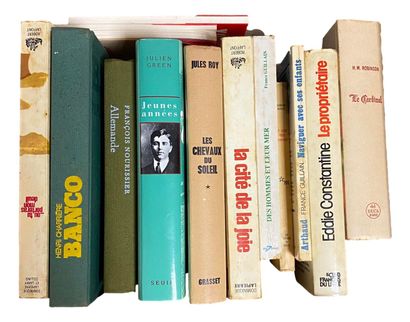 null Set of modern novels including: Julien GREEN, Jeunes années ; François NOURISSIER,...