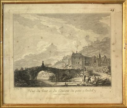 null Set of engravings including: 
-French school. 19th century
The Three Epochs:...