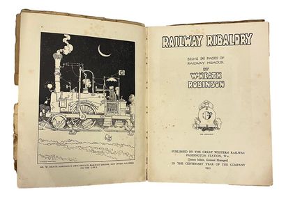null W.Heath ROBINSON. Railway Ribaldry. 1935 edition.
In fair condition.
Appended:...