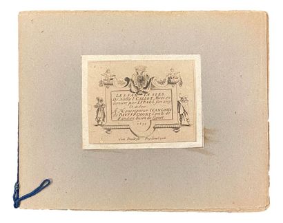 null CALLOT Jacques
Rome reverse edition of the Bohemians plate with caption in Italian...