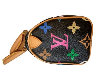 null LOUIS VUITTON by Takashi Murakami
Speedy mini bag in natural leather and multicolored...