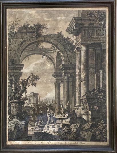 null Set of engravings including:
- After Pierre Antoine PATEL (1648-1707)
To the...