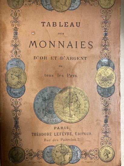 null Tableau des monnaies d'or et d'argent
Paris Lefèvre sd in-8 broché, couverture...