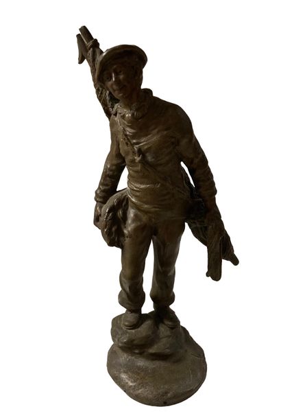 D'après Emil FUCHS (1866-1929)
Le pêcheur
Sculpture...