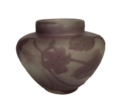 null ETABLISSEMENTS GALLE (1904 – 1936) 
	Petit vase à corps conique épaulé et col...