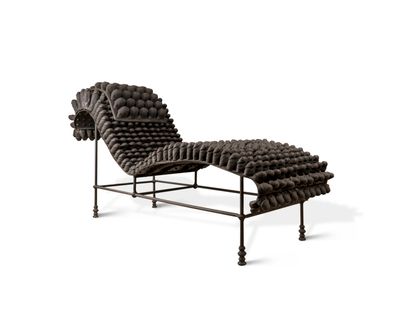 Alvin BOOTH (1959) Alvin BOOTH (1959) 
The analyst’s couch 
Chaise longue en acier...