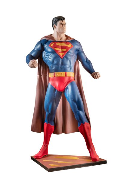 Dc Comics DC COMICS

Superman, 2006

Hand-painted resin and fiberglass sculpture.

H...