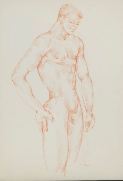 René BOLLIGER (1911-1971) 
René BOLLIGER (1911-1971)






Large nude






Sanguine...