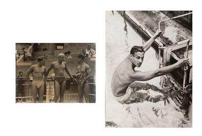 ANONYME Swimmers, Tony Hattot, Georges Vallerey, Alex Jany and Alfred Nakache, c.1940



Two...