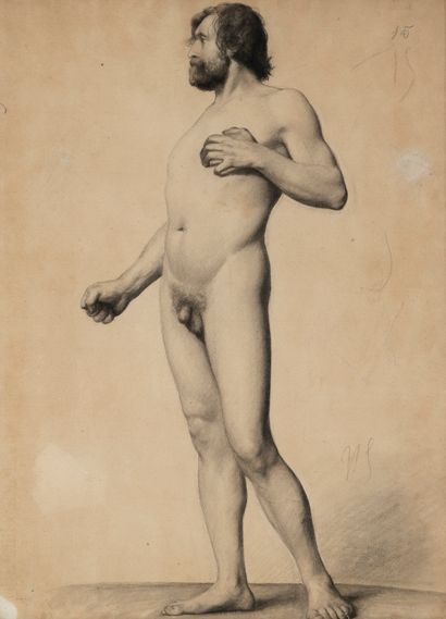 ECOLE FRANCAISE XIXè 
French school 19th century






Bearded Nudes






Two black...