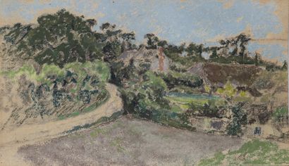  Ker-Xavier ROUSSEL (1867-1944). 
Paysage de Normandie, près de Cabourg. 
Pastel... Gazette Drouot