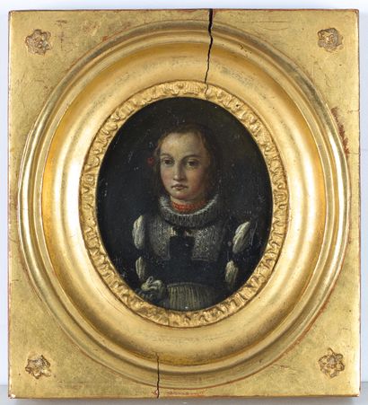  Lavinia Fontana's circle (Bologna, 1552 - Rome, 1614). Portrait of a Young Woman,... Gazette Drouot