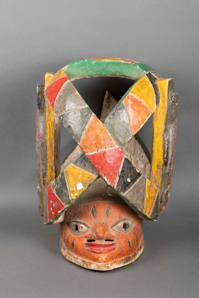 Gélédé mask, Yoruba, Nigeria, 

19th-20th...