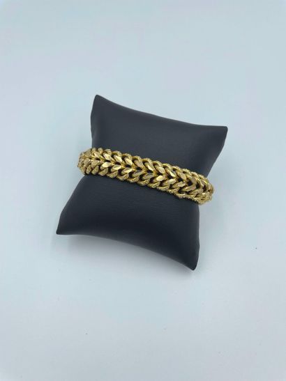 Bracelet articulé en or jaune 18 carats (750...
