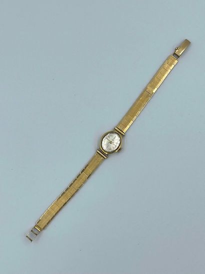 null UTI, 

Ladies' watch in 18K yellow gold (750), hand-wound mechanical movement....