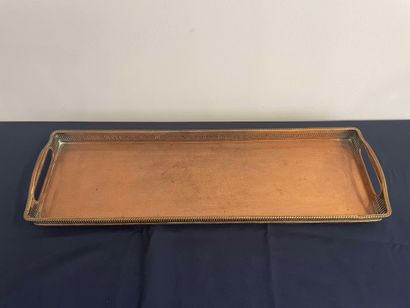 null Rectangular tray with copper handles

5,5 x 53 x 16,5 cm