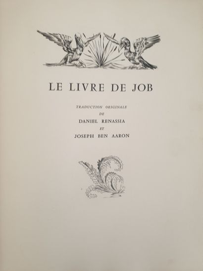 null Le livre de Job, traduction originale de Daniel Renassia et Joseph Ben Aaron....