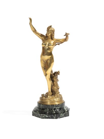 null Raoul LARCHE (1880-1912) :
The sap or The metamorphosis of Daphne
Proof in bronze...