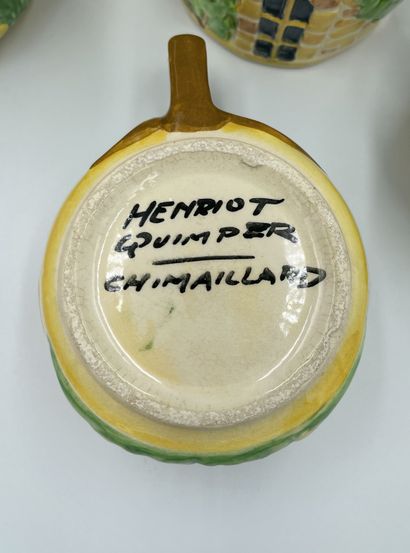 null Charles MAILLARD (1876-1973) pour HENRIOT à QUIMPER :
Service à thé en faïence...