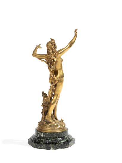 null Raoul LARCHE (1880-1912) :
La sève ou La métamorphose de Daphné
Epreuve en bronze...