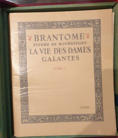 null Brantome, Pierre de Bourdeilles: La vie des dames galantes, ed. Javal et Bourdeaux,...