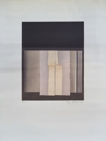 null Bernard MANDEVILLE (1921-2000) : Composition
Lithograph signed and dedicated...
