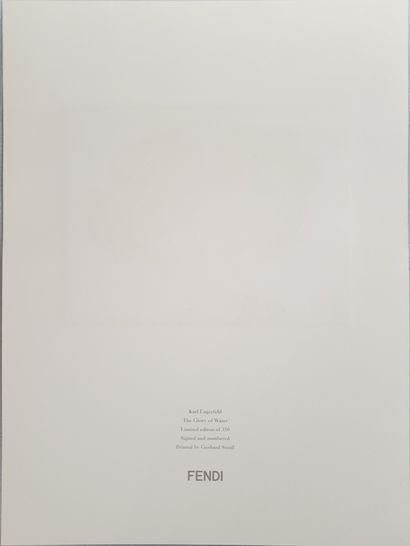 null Karl LAGERFELD x FENDI, "The Glory of Water", Portfolio
Varnished print signed...