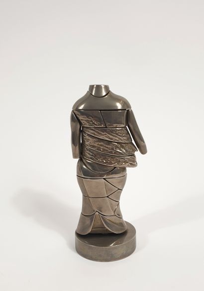 null Miguel BERROCAL (1933-2006): Mini caryatid
Multiple proof in bronze with silver...