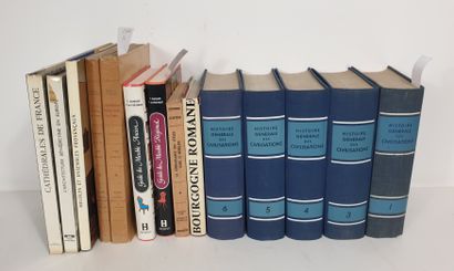 null Lot of books including: 
J.S. GAUTHIER, La Connaissance des styles dans le mobilier,...