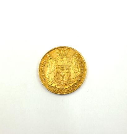 null *ITALIAN KINGDOM - 40 gold lire - NAPOLEON I Emperor and King of Italy March...