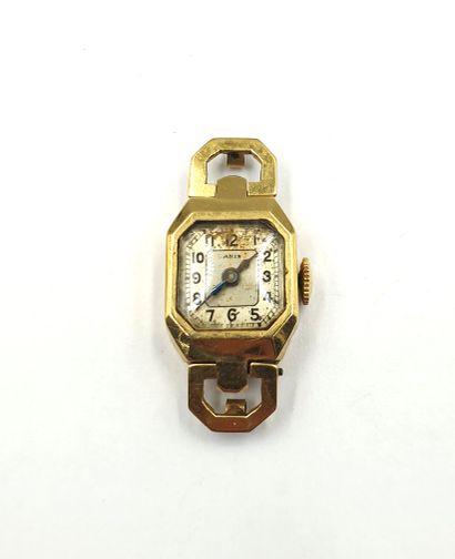 null Ladies' watch case in 18k (750 ) yellow gold. Dial with Arabic numerals.
Gross...