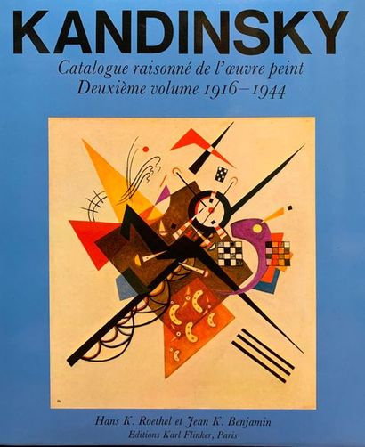 Catlogues Raisonnés : KANDINSKY, Catalogue Raisonné de l’œuvre peint, 2 vol., état...