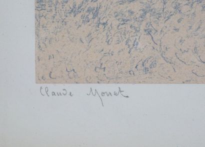 Claude MONET (1840 - 1926) et Georges W. THORNLEY (1857-1935) Vue depuis le Cap d'Antibes,...