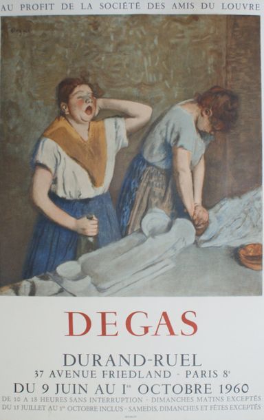 null 
DEGAS Edgar (1960 and 1962) - VAN GOGH Vincent (1960 x 2) and RENOIR Auguste...