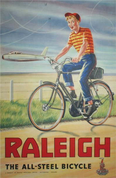 ANONYME RALEIGH.THE ALL-STEEL BICYCLE.”The Raleigh, Nottingham, England”
Printed...