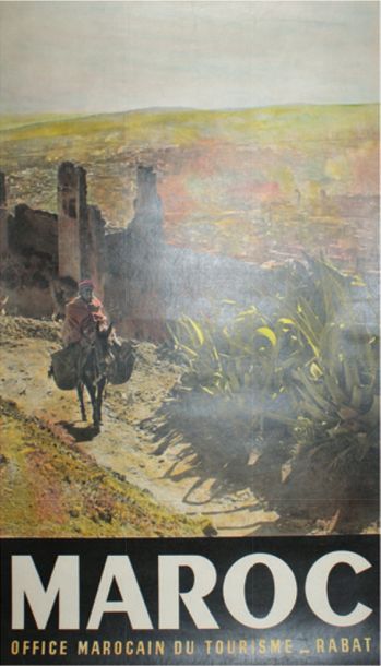 ANONYME Marocain du Tourisme, Rabat. MAROC Imprimerie Georges Lang, Paris - 99 x...