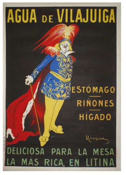 CAPPIELLO LEONETTO (1875-1942) 
AGUA DE VILAJUIGA “DELICIOSA PARA LA MESA, RICA EN...