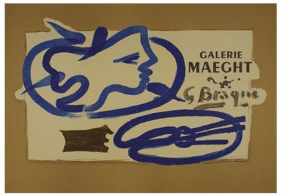 BRAQUE Georges (1) & MATISSE Henri (2) (3 affiches) 
Set of three posters - Without...
