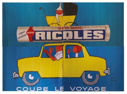 CHARMOZ Jacques (1911-1980) 
RICQLES COUPE LE VOYAGE Imprimerie de La Vasselais,...