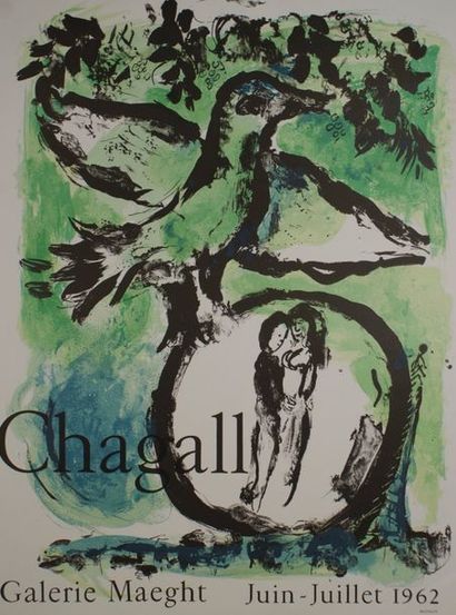 CHAGALL Marc (1887-1985) 
Set of three posters.
Mourlot Imp and Mourlot copyright...
