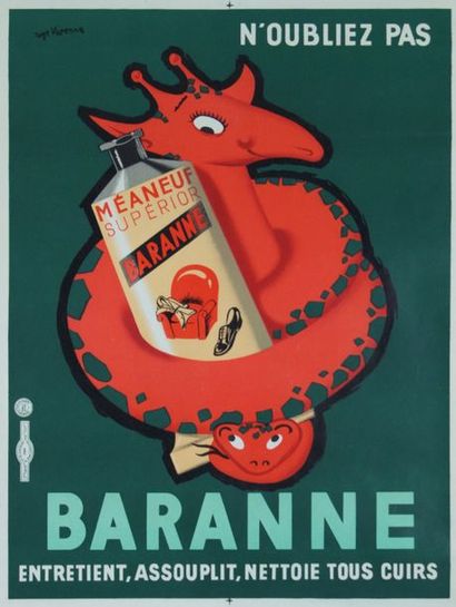 VARENNE Roger (3 affichettes) N’OUBLIEZ PAS BARANNE - VITFAIT & PARADI Etablissements...